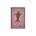 Picture of Tiger on Pink _GroupedProduct_Rectangle_Portrait_Canvas_Framed_