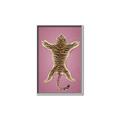 Picture of Tiger on Pink _GroupedProduct_Rectangle_Portrait_Canvas_Framed_