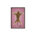 Picture of Tiger on Pink _GroupedProduct_Rectangle_Portrait_Canvas_Framed_