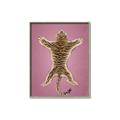Picture of Tiger on Pink _GroupedProduct_Rectangle_Portrait_Canvas_Framed_