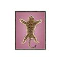 Picture of Tiger on Pink _GroupedProduct_Rectangle_Portrait_Canvas_Framed_