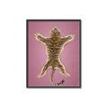 Picture of Tiger on Pink _GroupedProduct_Rectangle_Portrait_Canvas_Framed_