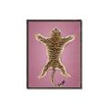 Picture of Tiger on Pink _GroupedProduct_Rectangle_Portrait_Canvas_Framed_
