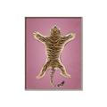 Picture of Tiger on Pink _GroupedProduct_Rectangle_Portrait_Canvas_Framed_