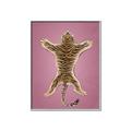 Picture of Tiger on Pink _GroupedProduct_Rectangle_Portrait_Canvas_Framed_