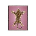 Picture of Tiger on Pink _GroupedProduct_Rectangle_Portrait_Canvas_Framed_