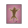 Picture of Tiger on Pink _GroupedProduct_Rectangle_Portrait_Canvas_Framed_