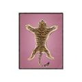 Picture of Tiger on Pink _GroupedProduct_Rectangle_Portrait_Canvas_Framed_