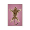 Picture of Tiger on Pink _GroupedProduct_Rectangle_Portrait_Canvas_Framed_