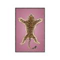 Picture of Tiger on Pink _GroupedProduct_Rectangle_Portrait_Canvas_Framed_