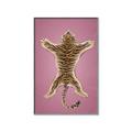 Picture of Tiger on Pink _GroupedProduct_Rectangle_Portrait_Canvas_Framed_
