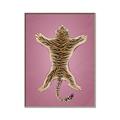 Picture of Tiger on Pink _GroupedProduct_Rectangle_Portrait_Canvas_Framed_