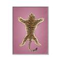 Picture of Tiger on Pink _GroupedProduct_Rectangle_Portrait_Canvas_Framed_