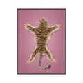 Picture of Tiger on Pink _GroupedProduct_Rectangle_Portrait_Canvas_Framed_