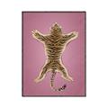 Picture of Tiger on Pink _GroupedProduct_Rectangle_Portrait_Canvas_Framed_