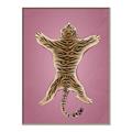 Picture of Tiger on Pink _GroupedProduct_Rectangle_Portrait_Canvas_Framed_
