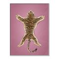 Picture of Tiger on Pink _GroupedProduct_Rectangle_Portrait_Canvas_Framed_