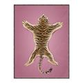 Picture of Tiger on Pink _GroupedProduct_Rectangle_Portrait_Canvas_Framed_