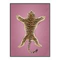 Picture of Tiger on Pink _GroupedProduct_Rectangle_Portrait_Canvas_Framed_