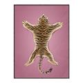 Picture of Tiger on Pink _GroupedProduct_Rectangle_Portrait_Canvas_Framed_