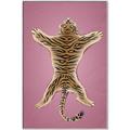 Picture of Tiger on Pink _GroupedProduct_Rectangle_Portrait_Canvas_Framed_