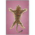 Picture of Tiger on Pink _GroupedProduct_Rectangle_Portrait_Canvas_Framed_