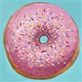 Picture of Sprinkle Donut _GroupedProduct_Square_Unframed_Print_Only_