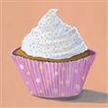 Picture of Vanilla Cupcake _GroupedProduct_Square_Unframed_Print_Only_