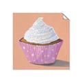 Picture of Vanilla Cupcake _GroupedProduct_Square_Unframed_Print_Only_