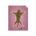 Picture of Tiger on Pink _GroupedProduct_Rectangle_Portrait_Unframed_Print_Only_