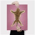 Picture of Tiger on Pink _GroupedProduct_Rectangle_Portrait_Canvas_