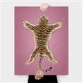 Picture of Tiger on Pink _GroupedProduct_Rectangle_Portrait_Canvas_