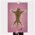 Picture of Tiger on Pink _GroupedProduct_Rectangle_Portrait_Canvas_