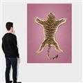Picture of Tiger on Pink _GroupedProduct_Rectangle_Portrait_Canvas_