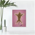 Picture of Tiger on Pink _GroupedProduct_Rectangle_Portrait_Canvas_