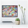 Picture of Love Is all Around _GroupedProduct_Rectangle_Landscape_Canvas_Framed_