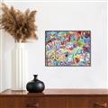 Picture of Love Is all Around _GroupedProduct_Rectangle_Landscape_Canvas_Framed_
