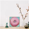 Picture of Sprinkle Donut _GroupedProduct_Square_Canvas_Framed_