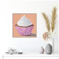Picture of Vanilla Cupcake _GroupedProduct_Square_Canvas_Framed_