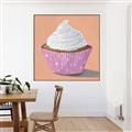 Picture of Vanilla Cupcake _GroupedProduct_Square_Canvas_Framed_