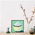 Picture of Chocolate Cupcake _GroupedProduct_Square_Canvas_Framed_
