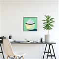 Picture of Chocolate Cupcake _GroupedProduct_Square_Canvas_Framed_