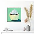 Picture of Chocolate Cupcake _GroupedProduct_Square_Canvas_Framed_