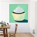 Picture of Chocolate Cupcake _GroupedProduct_Square_Canvas_Framed_