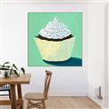 Picture of Chocolate Cupcake _GroupedProduct_Square_Canvas_Framed_