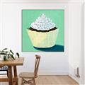 Picture of Chocolate Cupcake _GroupedProduct_Square_Canvas_Framed_