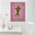 Picture of Tiger on Pink _GroupedProduct_Rectangle_Portrait_Canvas_Framed_