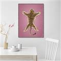 Picture of Tiger on Pink _GroupedProduct_Rectangle_Portrait_Canvas_Framed_