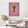 Picture of Tiger on Pink _GroupedProduct_Rectangle_Portrait_Canvas_Framed_