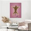 Picture of Tiger on Pink _GroupedProduct_Rectangle_Portrait_Canvas_Framed_